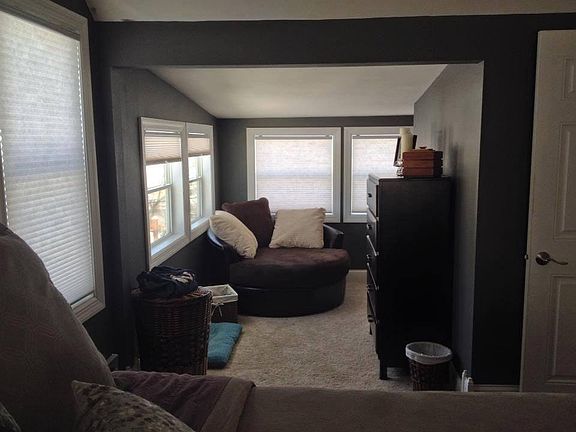 Sitting area in master bedroom