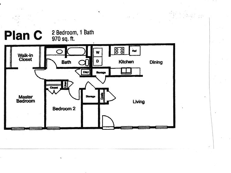 2-Bedroom 1-Bathroom Two-Story Townhome 2-Bedroom 1-Bathroom Two-Story Townhome