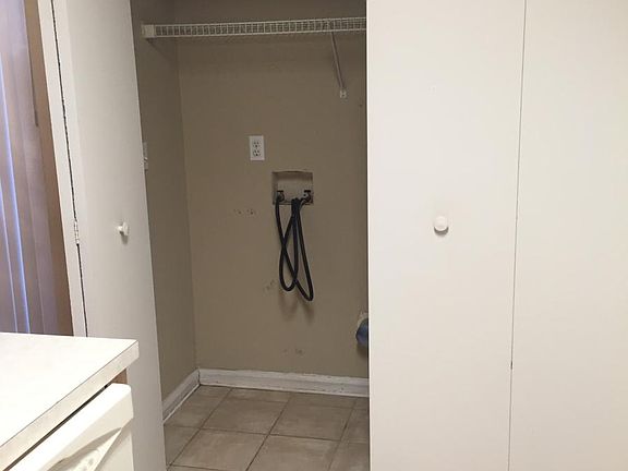 washer/dryer hook-up in kitchen