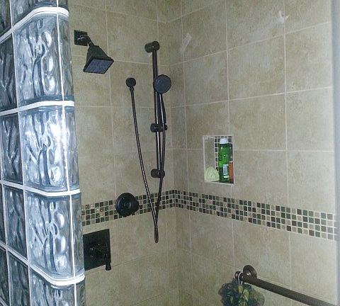 Walk in shower
