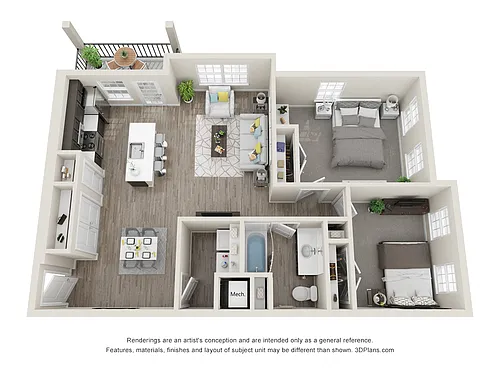 Floor plan Hickory