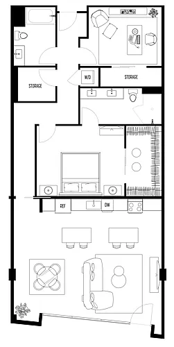 Floor plan LIVE WORK FIVE