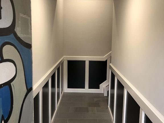 Wainscot Entry with 12" x 24" Tiles