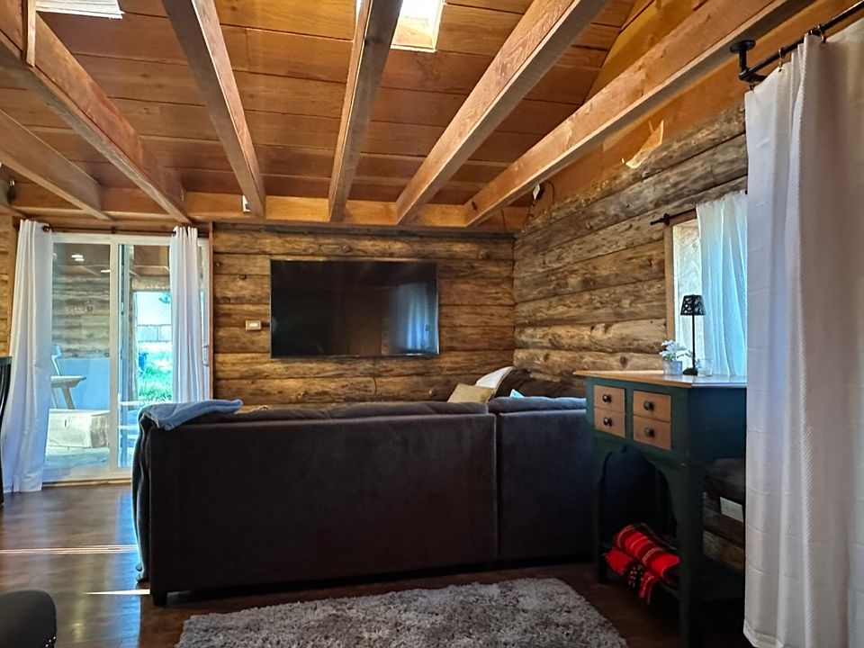 Awesome living room with lots of natural light.