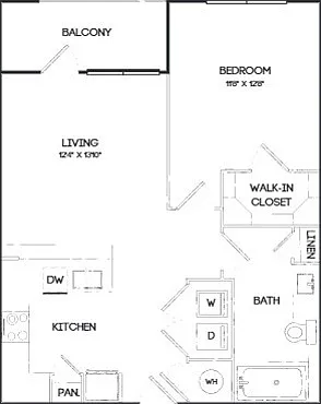 A1A | 1x1 | 686 sq ft A1A | 1x1 | 686 sq ft