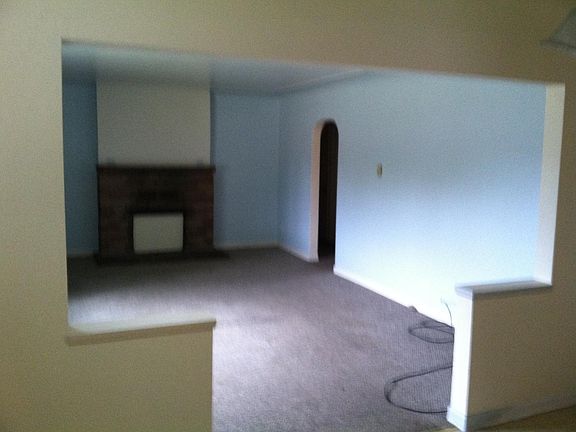 living room from dining room