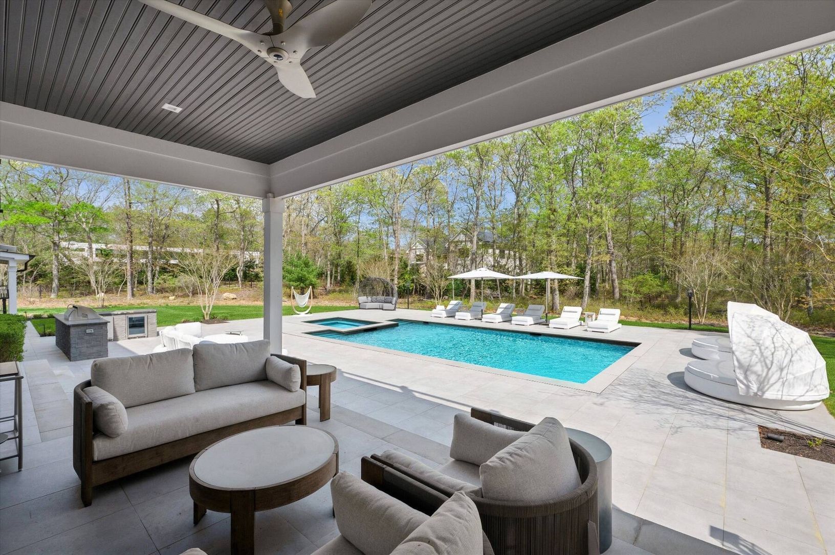  Covered Porch with Fireplace
