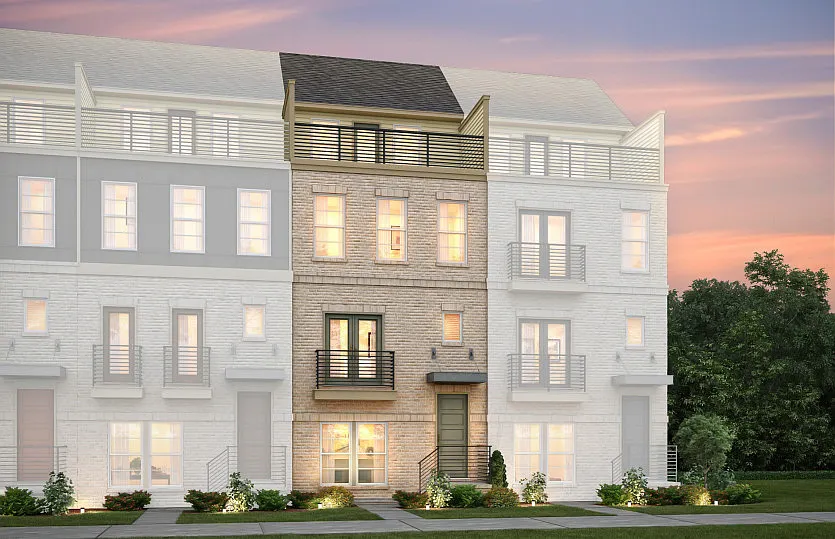 Teravista Exterior 32 features brick, balcony and top floor terrace