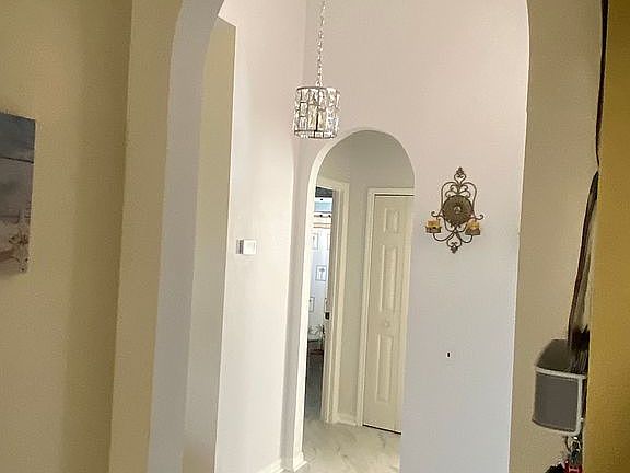 Foyer to breakfast nook