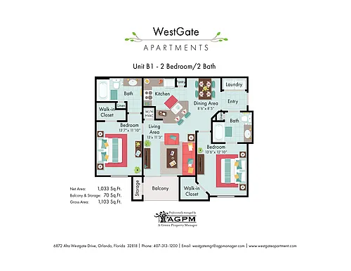 Floor plan 2X2
