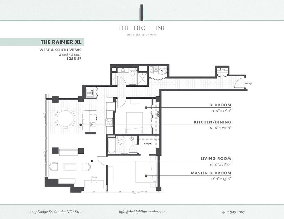 Rainier XL floorplan