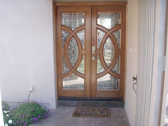 Front doors - Mahogany Celtic double doors