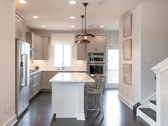 Open Kitchen Layout with Large Deck