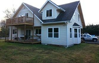 view from the back yard