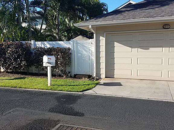 Back View of Garage with Mailbox/Back Gate