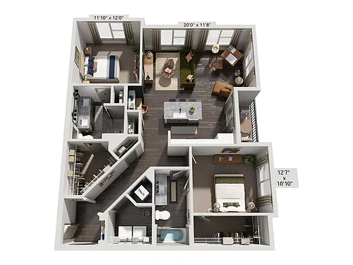 Floor plan B2