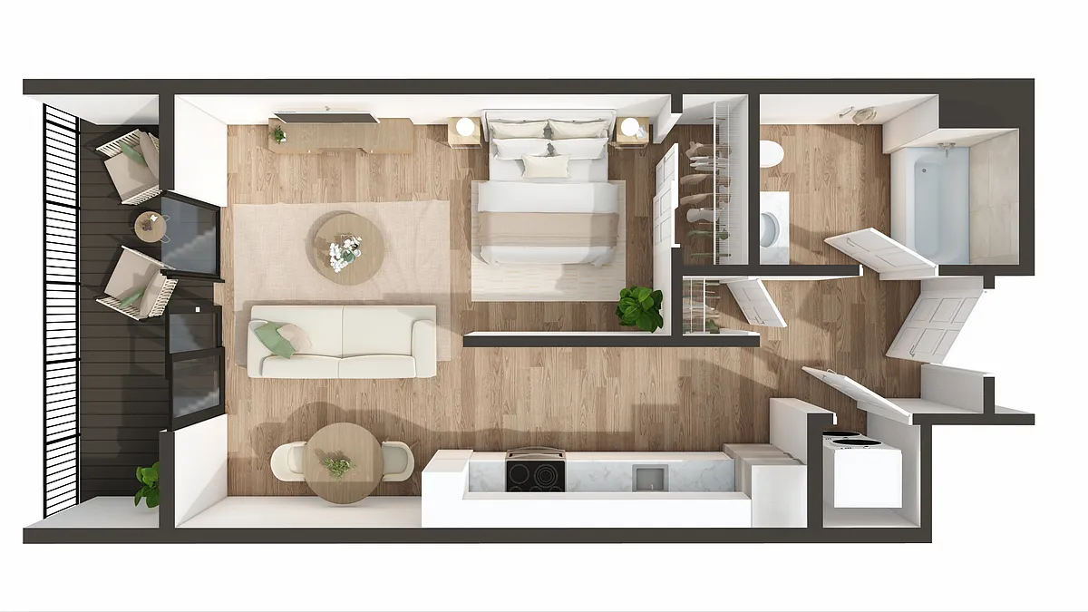Floor plan The Caroline