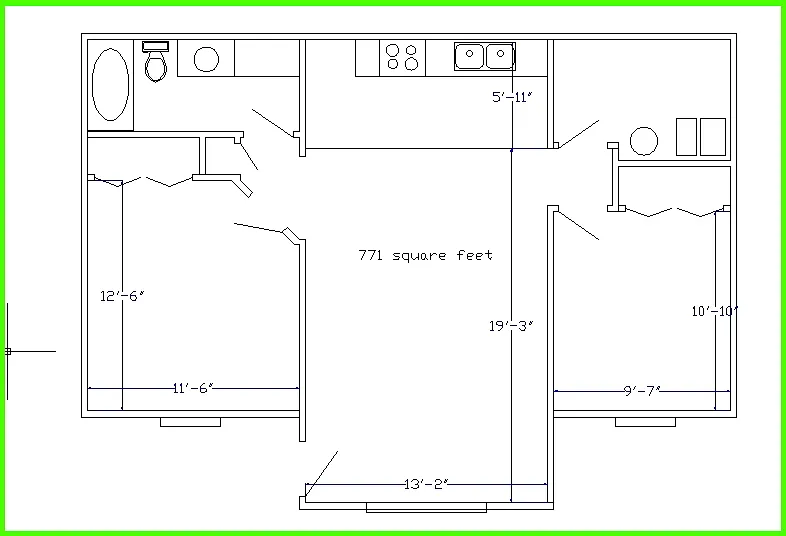 2 bed, 770 sqft, $1,025 — Photo 3