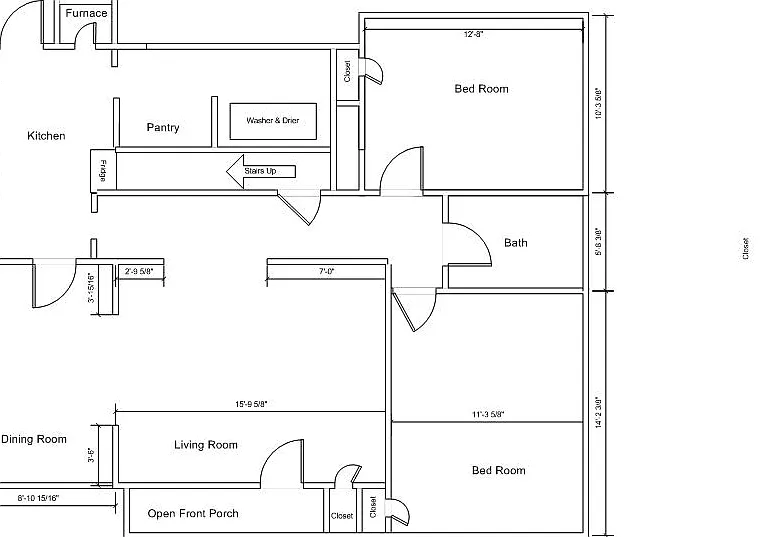 Downstairs layout