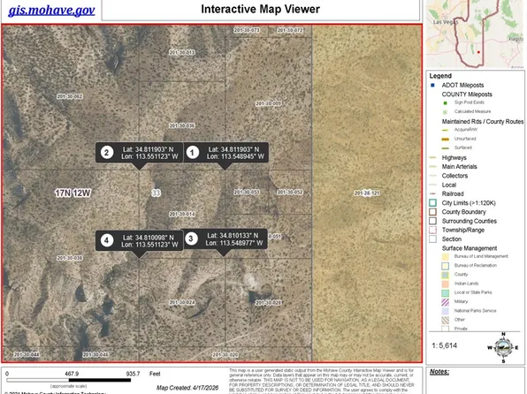 201-30-014 Unknown, Wikieup, AZ 85360