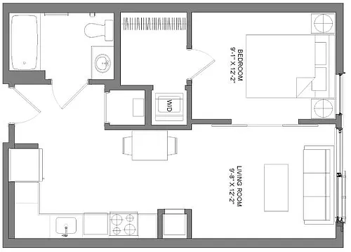 Floor plan A1JLB