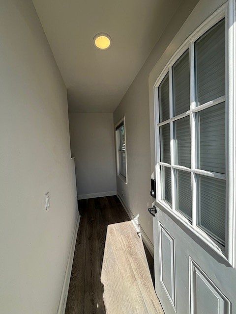 Hallway to stairs