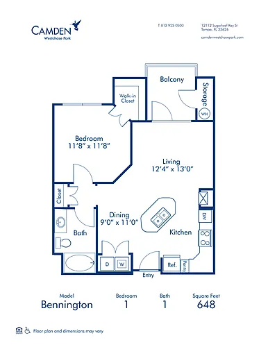 Floor plan Bennington