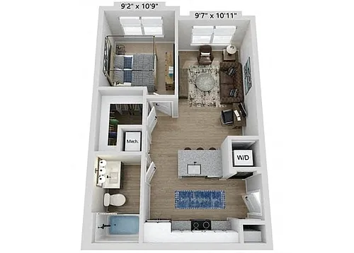 Floor plan A1A