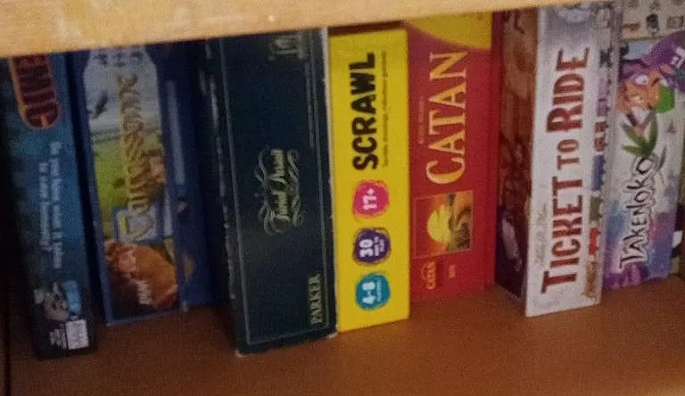 Never get bored with our collection of board games, from "Settlers of Catan" to classics like "Monopoly".