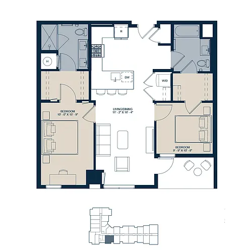 Floor plan B2