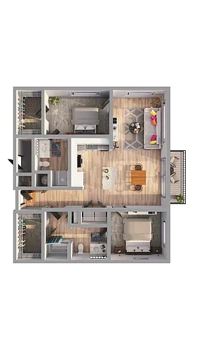 Floor plan b1a