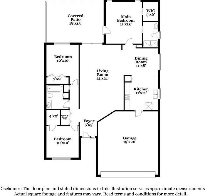 3 bed, 2.0 bath, 1309 sqft, $2,790 — Photo 2