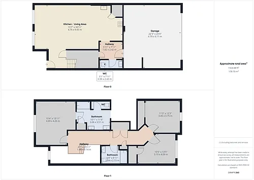 Floor plan Smaller unit