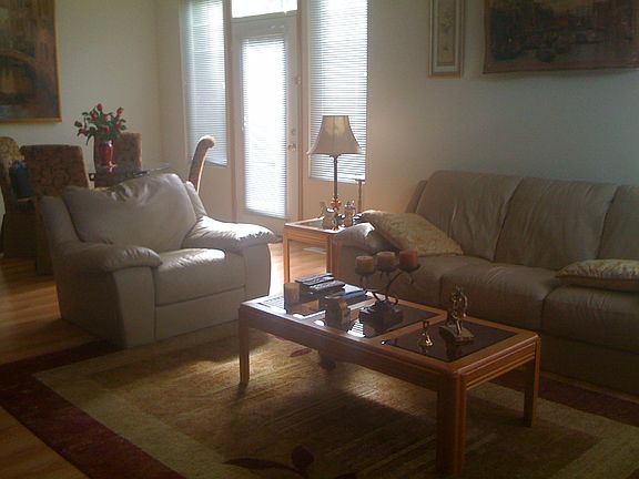 living, dining, patio door