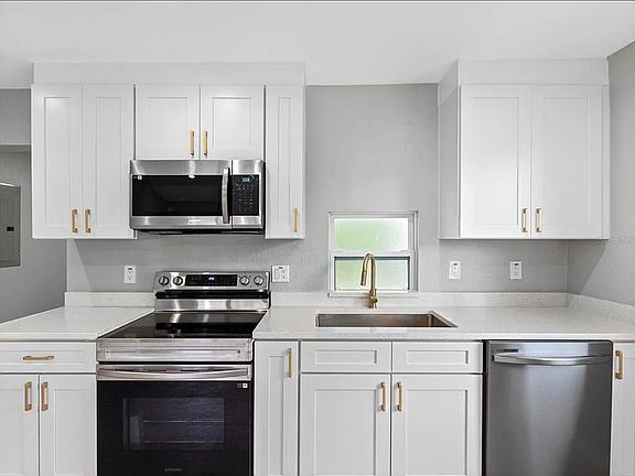 Brand new stainless steel appliances
