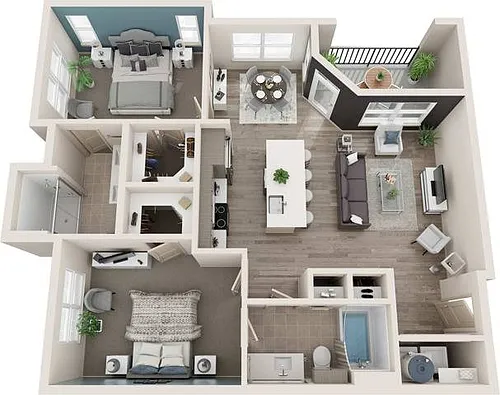 Floor plan B1