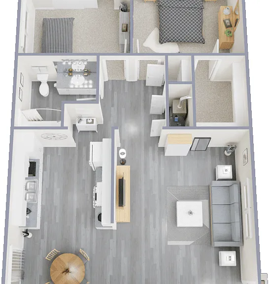 Plan B Floorplan Diagram