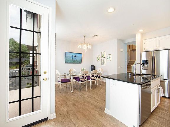 Kitchen Overlooking the Family Room / Dining Area.