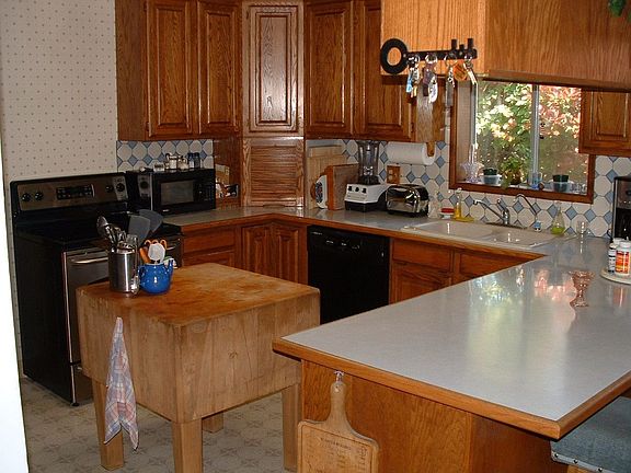 roomy kitchen