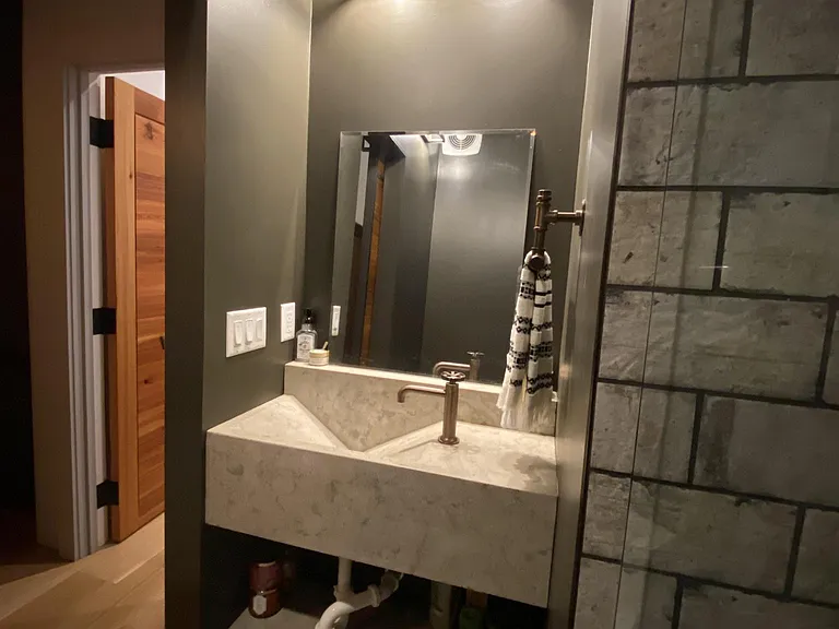 Second Bath - Custom Concrete Sink