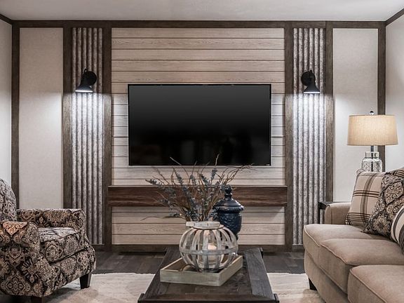 Reinforced Wall to mount TV.