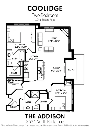 Floor plan Coolidge