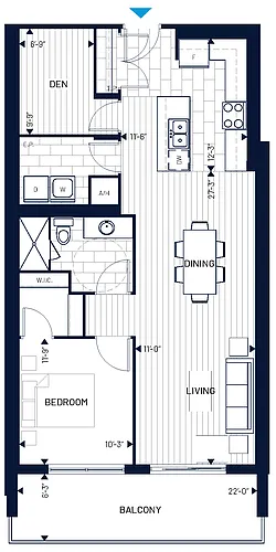 Floor plan Dufferin