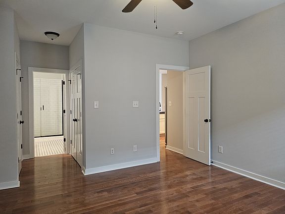 Main bedroom looking back towards kitchen hall