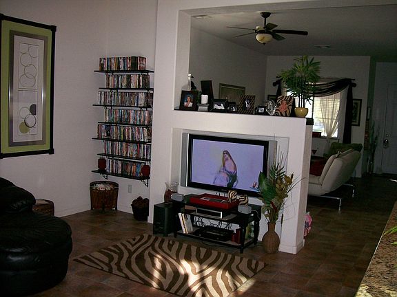 Family room-looking into dining/living room
