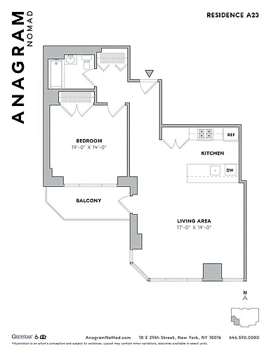 Floor plan A23