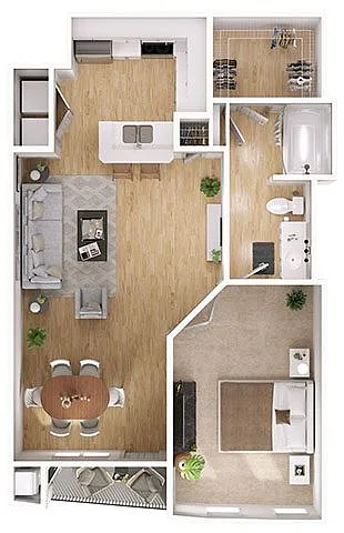Floor plan A1ZG-ZJ