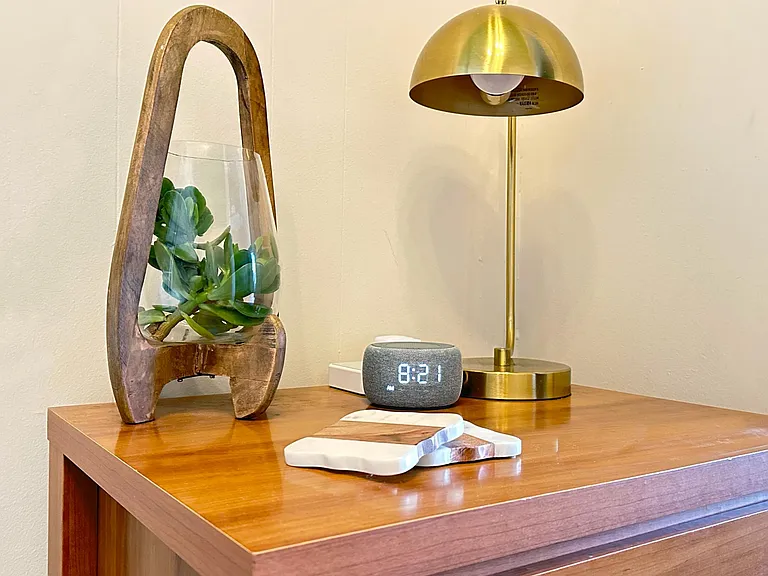 Blackout Blinds/curtains and Sound Machine/Alarm Clock in every bedroom
