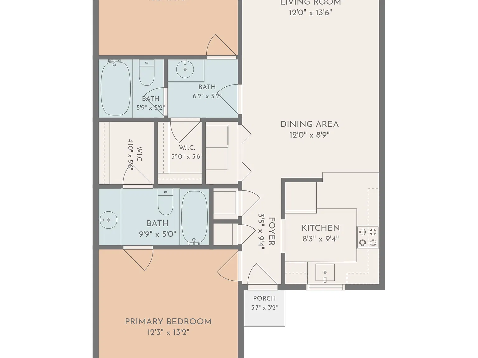 2 bed, 905 sqft, $1,350 — Photo 3
