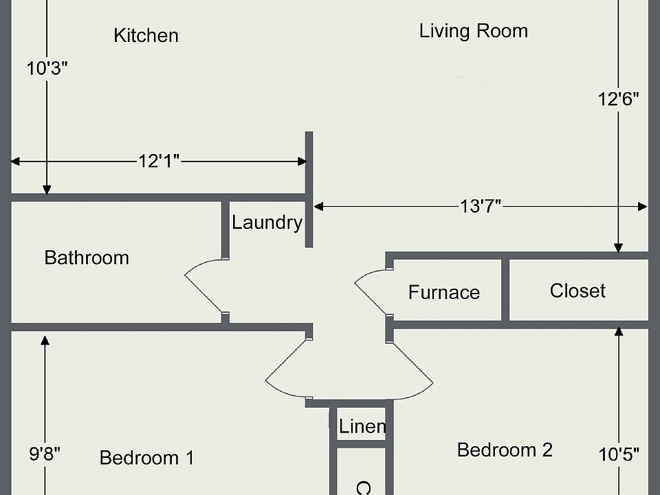Floor Plan--Mirror of this unit plan